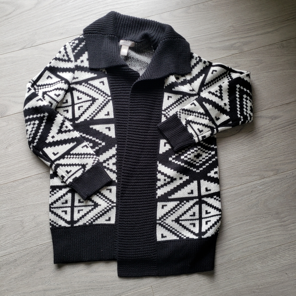 Banana Republic Chunky Geometric Cardigan EUC